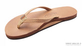 Luxury Leather - Single Layer Arch Support with a 1/2" Narrow Strap
