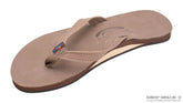 The Catalina - Single Layer Arch Support Premier Leather Tapered Strap