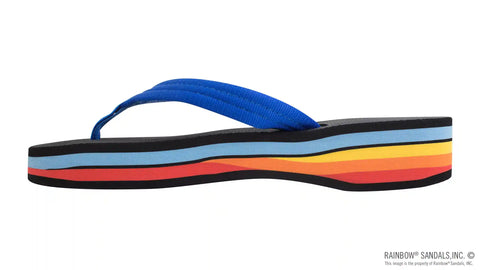 Four Layer Wedge Soft Rubber Top with EVA Filled 3/4" Nylon Strap