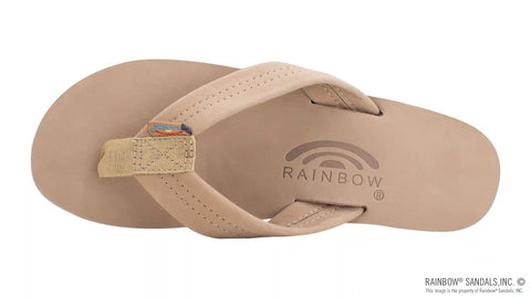 Six Layer Wedge Leather 1" Leather Strap
