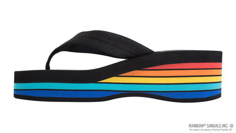 Six Layer Wedge Soft Rubber Top with EVA Filled 1" Nylon Strap