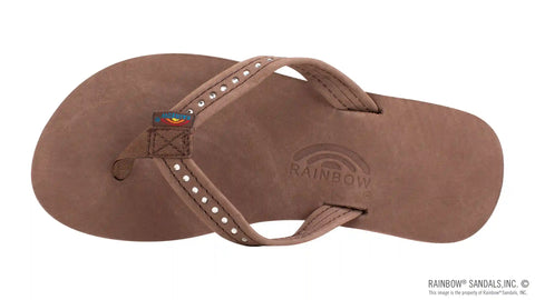 Kids Crystal Premier Leather 1/2" Narrow Strap