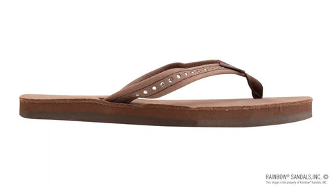 Kids Crystal Premier Leather 1/2" Narrow Strap