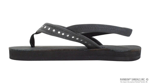 Kids Crystal Premier Leather 1/2" Narrow Strap