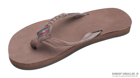 Kids Flirty Braidy- Premier Leather Braided 1/2" Strap