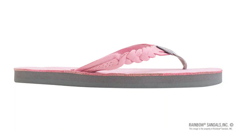 Kids Flirty Braidy- Premier Leather Braided 1/2" Strap