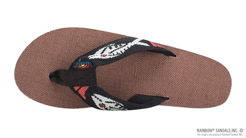 Single Layer Hemp with a 1" Nylon Fish Pattern Strap