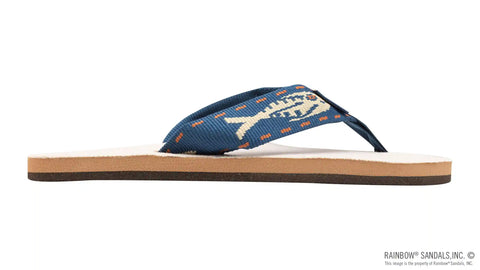 Single Layer Hemp with a 1" Nylon Fish Pattern Strap