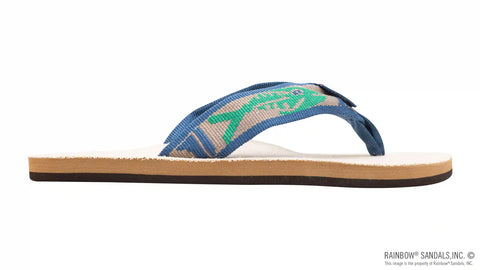 Single Layer Hemp with a 1" Nylon Fish Pattern Strap
