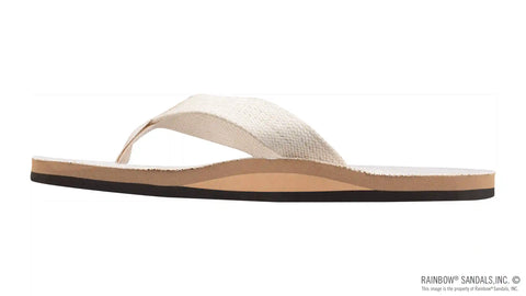 Single Layer Hemp  with Arch  Support and 1" Strap