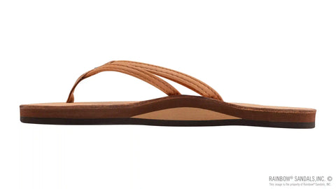 The Sandpiper - Luxury Leather  Single Layer Arch Support with 1/3" Double Narrow Strap