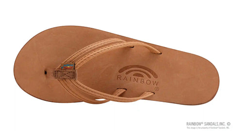 The Sandpiper - Luxury Leather  Single Layer Arch Support with 1/3" Double Narrow Strap