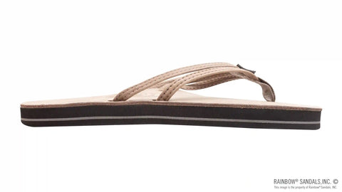 The Sandpiper - Luxury Leather  Single Layer Arch Support with 1/3" Double Narrow Strap