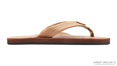 Luxury Leather - Single Layer Arch  Support with a 1" Strap
