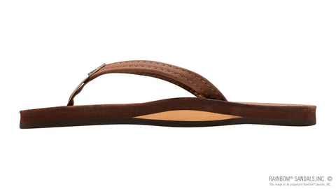 Luxury Leather  - Single Layer Arch Support with a 1/2"  Narrow Strap