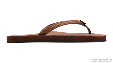 Luxury Leather  - Single Layer Arch Support with a 1/2"  Narrow Strap