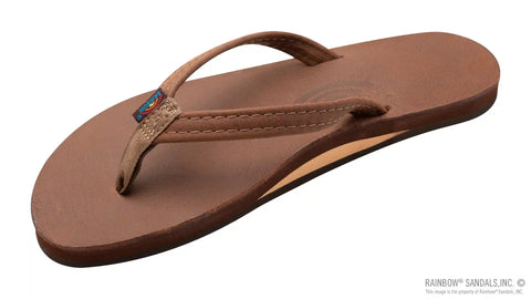 Luxury Leather  - Single Layer Arch Support with a 1/2"  Narrow Strap