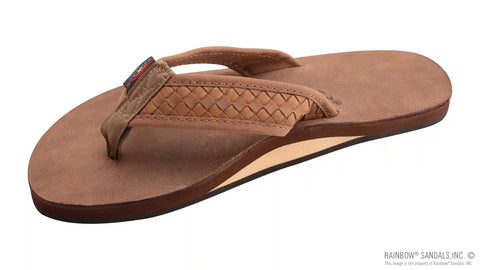 Luxury Leather Collection - The Bentley – Single Layer Arch Hand Woven Strap -