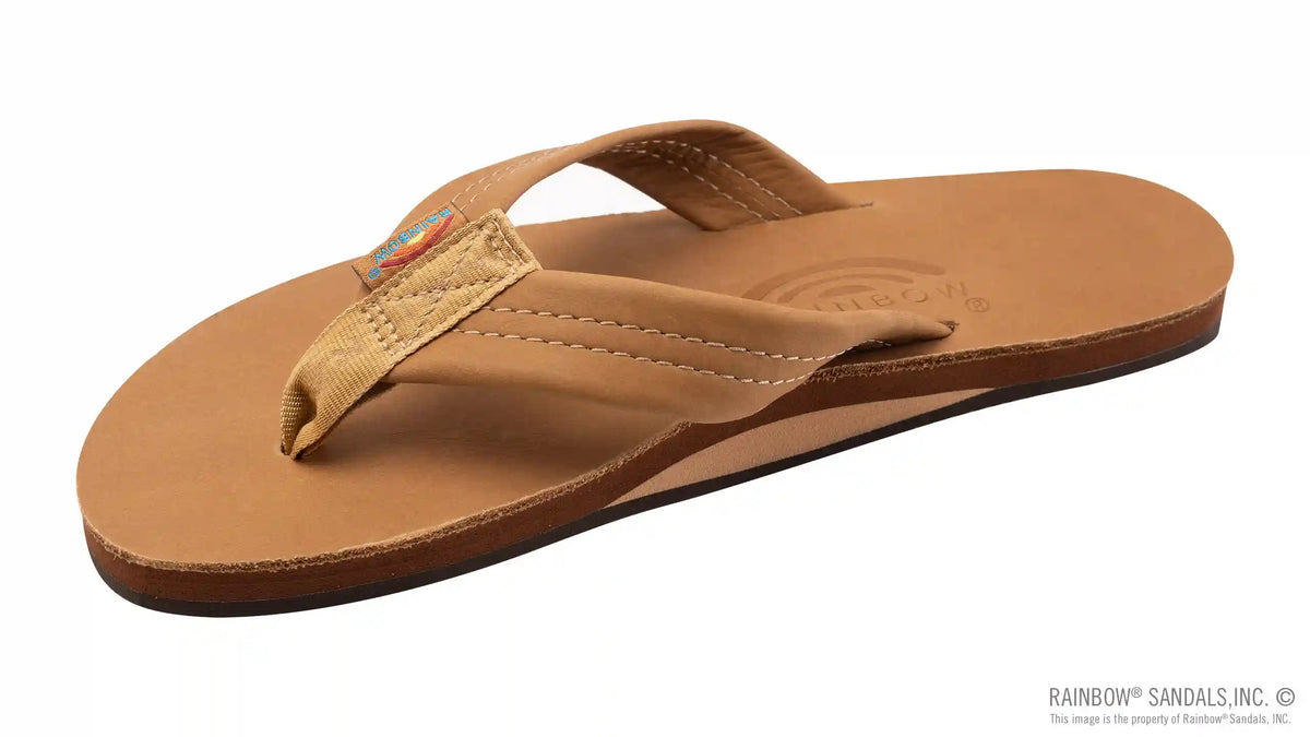Single Layer Arch Support Premier Leather with 1" Strap