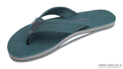 Single Layer Premier Leather with Arch Support 1" Strap