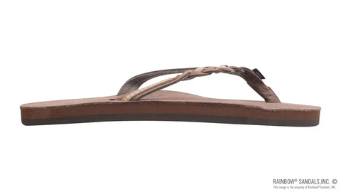 Flirty Braidy - Single Layer 1/2" Narrow Strap with Braid