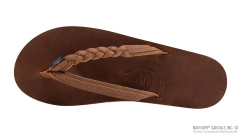 Flirty Braidy - Single Layer 1/2" Narrow Strap with Braid