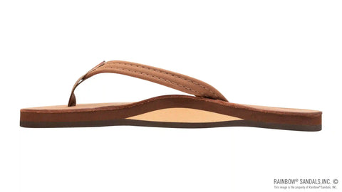 Single Layer Premier Leather with Arch Support and a 1/2" Narrow Strap