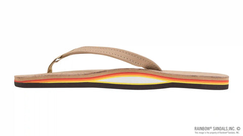 Single Layer Premier Leather with Arch Support and a 1/2" Narrow Strap
