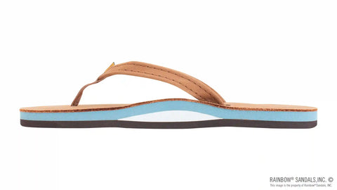 Single Layer Premier Leather with Arch Support and a 1/2" Narrow Strap