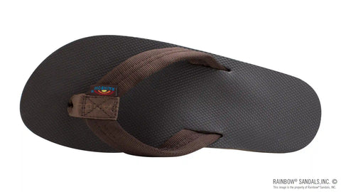 Classic Rubber - Single Layer Soft Top 1" Nylon Strap