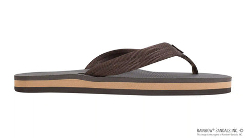 Classic Rubber - Single Layer Soft Top 1" Nylon Strap