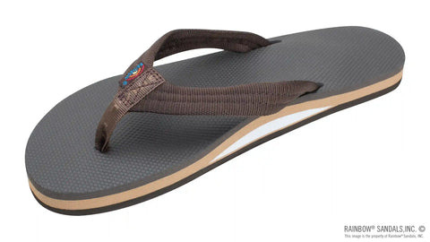 Classic Rubber - Single Layer Soft Top 1" Nylon Strap