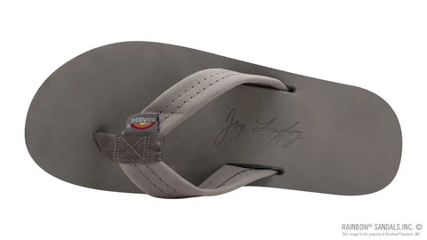 Signature Series - Men's Single Layer Premier Grey Leather Lt Blue Midsole