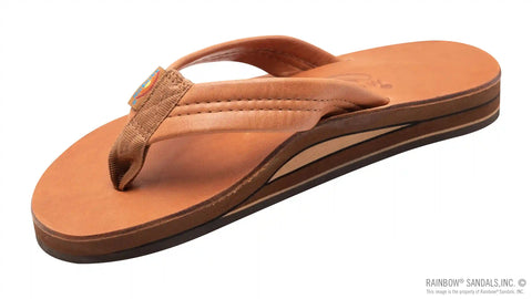 Luxury Leather - Double Layer Arch  Support with a 1" Strap