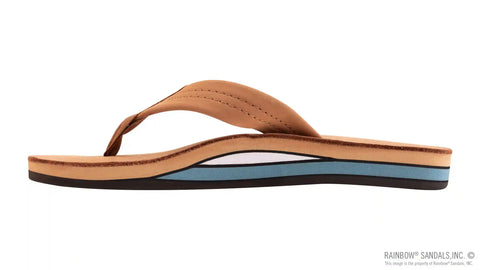 Double Layer  Arch Support Premier Leather with a 1" Strap