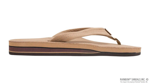 Double Layer Arch Support Premier Leather 3/4'” Medium Strap
