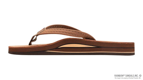 Double Layer Arch Support Premier Leather with a 1/2" Narrow Strap
