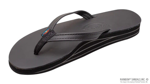 Double Layer Arch Support Classic Leather and 1/2" Narrow Strap
