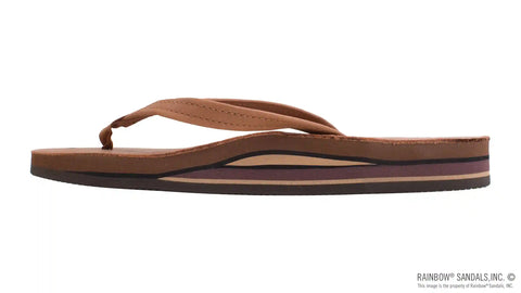Double Layer Arch Support Classic Leather and 1/2" Narrow Strap