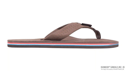 The Americana- Women's  Single layer eXpresso-Red White Blue Mid Sole