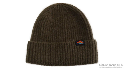 Marled Knit Beanie with Original Rainbow® Woven Label