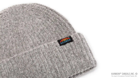 Marled Knit Beanie with Original Rainbow® Woven Label