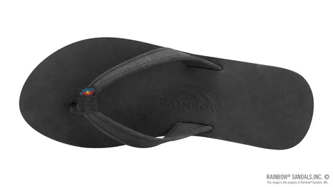 The Catalina - Single Layer Arch Support Premier Leather Tapered Strap
