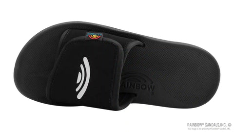 EastCape Slide - Men's Molded Rubber Black Adjustable Strap