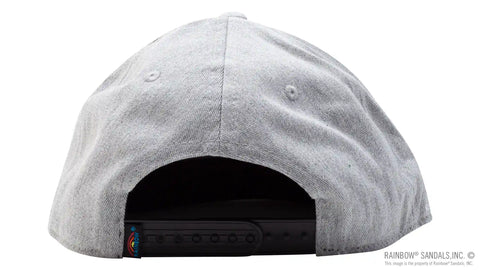 Rainbow® Sandals Circle Logo Graphite Snap Back Hat