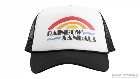 Rainbow Trucker Hat - Vintage Logo