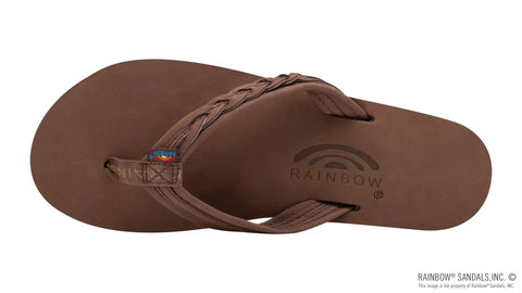 The Madison - Double Layer Arch Support with a Braid on a 3/4" Medium Rolled Strap