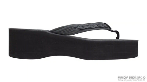 Madison Six Layer Wedge with a 3/4" Medium Braided Strap