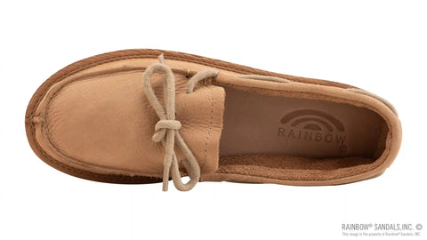 Women's Single Layer Milled Leather Mocca Loaf