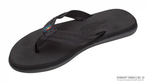 The Paisley – Ladies Soft Top Rubber with a 3/4" Nylon Flirty Braidy Strap